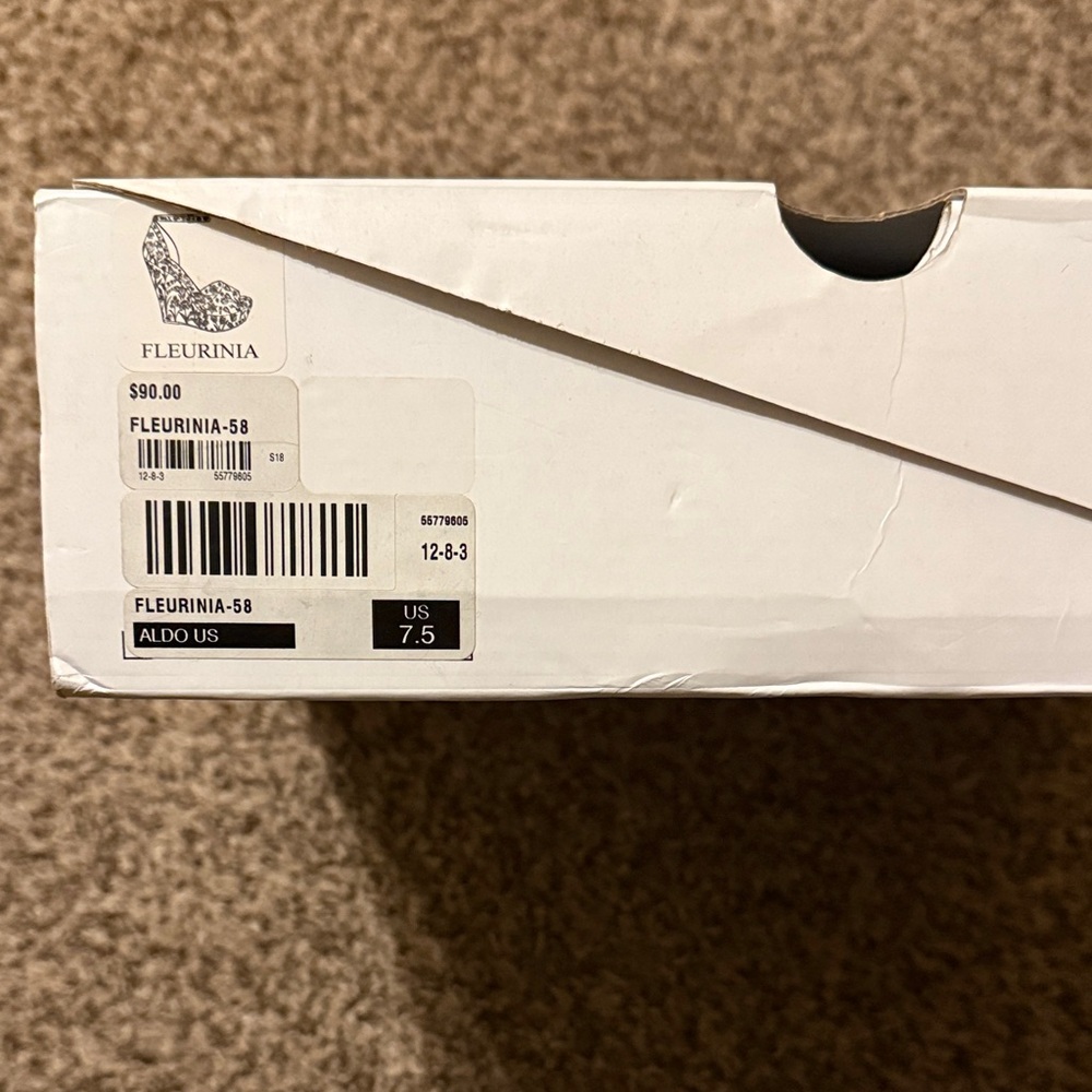 Aldo Women's Floral Wedge Heels - Multicolor - Picture 3 of 3